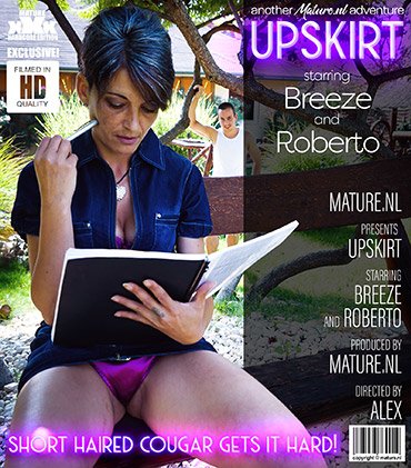 Upskirt Adventure - Breeze - Short haired mature woman lets a guy go upskirt with her 1080p Â»  Sexuria Download Porn Release for Free